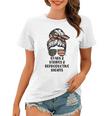 Stars Stripes Reproductive Rights Messy Bun 4Th Of July Women T-shirt