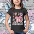 10Th Birthday This Girl Is Now 10 Years Old Double Digits Youth T-shirt