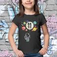 11 Years Old Birthday Boy Gift Astronaut 11Th Birthday Gift Youth T-shirt