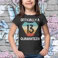 13 Officially A Quaranteen 13Th Birthday Gifts For Girls Boys Tshirt Youth T-shirt