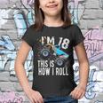 18 Year Old Gift Cool 18Th Birthday Boy Gift For Monster Truck Car Lovers Youth T-shirt