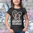 Womens Adopt Save A Pet Cat & Dog Lover Pet Adoption Rescue Gift  Youth T-shirt