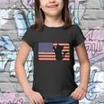 4Th Of July Cat Meowica Cat Lover Youth T-shirt