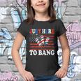 4Th Of July Im Just Here To Bang Fireworks America Flag Youth T-shirt