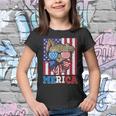 4Th Of July Merica American Cat Lover Youth T-shirt