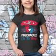 4Th Of July Pregnancy Patriotic Lil Firecracker On The Way Gift Youth T-shirt