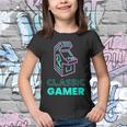 70S 80S 90S Vintage Retro Arcade Video Game Old School Gamer V6 Youth T-shirt