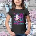 8Th Birthday 8 Year Old Girl Flossing Funny Unicorn Party Youth T-shirt
