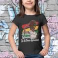 A Black Woman Is A Free Woman Gift African American Juneteenth Gift Youth T-shirt