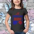 All American Dude Sunglasses 4Th Of July Independence Day Patriotic Youth T-shirt