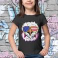 Bald Eagle With Mullet 4Th Of July American Flag Gift Youth T-shirt