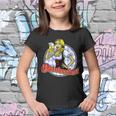 Bavarian Girl With A Glass Of Beer Celebrating Oktoberfest Youth T-shirt