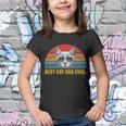 Best Cat Dad Ever Retro Sunset Tshirt Youth T-shirt