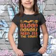 Blood Donor Need See The Count Halloween Quote Youth T-shirt