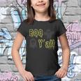 Boo Yall Ghost Boo Halloween Quote Youth T-shirt