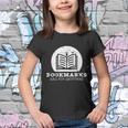 Bookmarks Are For Quitters Bookworm Book Lovers Reading Youth T-shirt