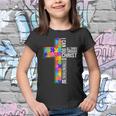 Can Do All Things Through Christ Autism Awareness Tshirt Youth T-shirt