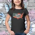 Cheerful Happy Independence Day Artwork Gift Happy 4Th Of July Gift Youth T-shirt