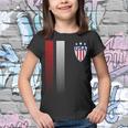 Cool Usa Soccer Jersey Stripes Tshirt Youth T-shirt