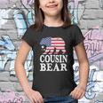 Cousin Bear Patriotic Flag 4Th Of July Youth T-shirt