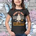 Creep It Real Retro Halloween Funny Ghost Skateboarding Youth T-shirt