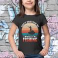 Dont Brother Me While Im Fishing Youth T-shirt