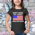 Dont Make Us 3-Peat World War Champs Youth T-shirt