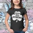 Drinks Well With Others Funny St Patricks Day Drinking Tshirt Youth T-shirt