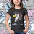 Eagle With A Mullet Merica 4Th Of July Usa American Flag Gift Youth T-shirt