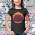 F1 Formula 1 Racing Car Retro Sunset Emblem Youth T-shirt