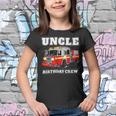 Firefighter Uncle Birthday Crew Fire Truck Firefighter Fireman Party V2 Youth T-shirt