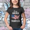 Flag Of The United States Usa Keep America Trumpless Meaningful Gift Youth T-shirt