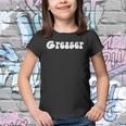 Fun Retro 1950&8217S Vintage Greaser White Text Gift Youth T-shirt