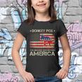 Funny Biden Donkey Pox The Disease Destroying Vintage America Flag Youth T-shirt