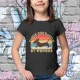 Funny Retro Easily Distracted By Wieners Dachshund Fan Youth T-shirt