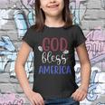 God Bless America 4Th July Patriotic Independence Day Gift Youth T-shirt