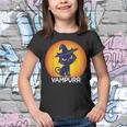 Halloween 2021 Cat Vampurr Vampire Funny Costume Youth T-shirt