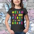 Hello Miss First Grade Back To School Teachers Kida Youth T-shirt