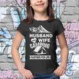 Husband And Wife Camping Partners For Life Tshirt Youth T-shirt