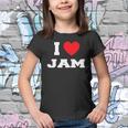 I Love Jam I Heart Jam Youth T-shirt