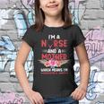 Im A Nurse And Mother Nurse Gift For Mom Mothers Day Youth T-shirt
