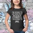 Im Going To Let God Fix It Funny Quote Youth T-shirt