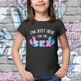 Im Just Here For The Sex Gender Reveal Tshirt Youth T-shirt