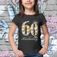 Its My 60Th Birthday Queen 60 Years Old Shoes Crown Diamond Youth T-shirt