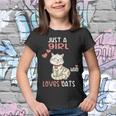 Just A Girl Who Loves Cats Funny Cats N Girls Youth T-shirt