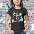 Just Married Ring Logo Youth T-shirt