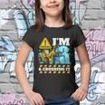 Kids Construction Truck 3Rd Birthday Boy 3 Bulldozer Digger Meaningful Gift Youth T-shirt