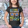 Kids Goodbye 5Th Grade Hello Summer Fifth Grade Graduate Youth T-shirt
