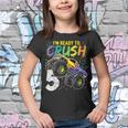 Kids Im Ready To Crush 5 Monster Truck 5Th Birthday Boys Youth T-shirt
