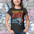 Kids Ready To Attach 2Nd Grade Shark First Day Of School Back To School Youth T-shirt